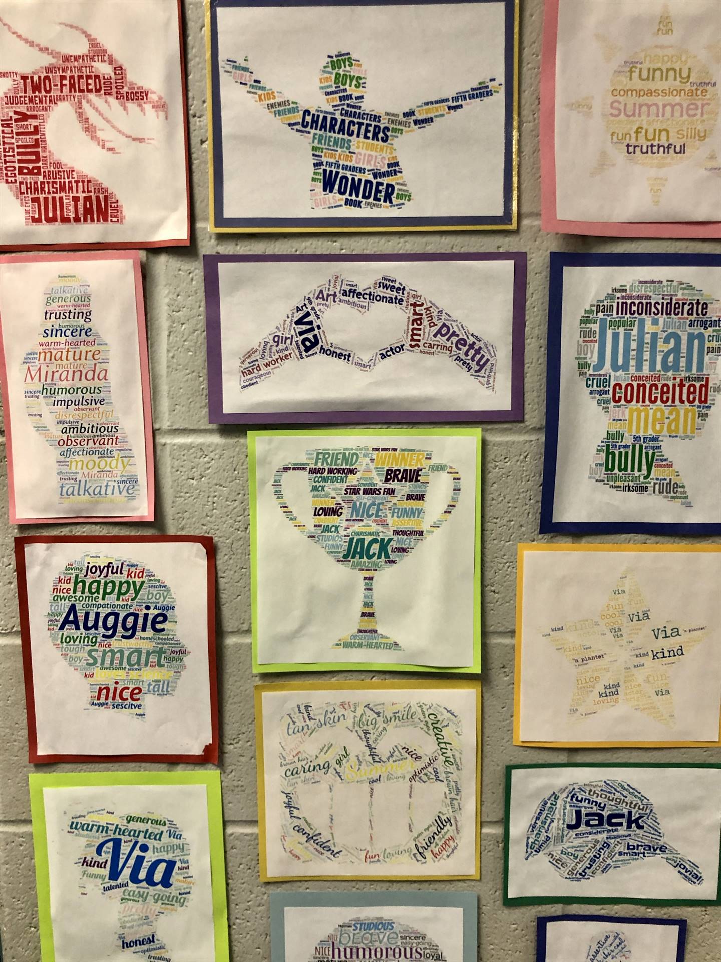 word clouds 
