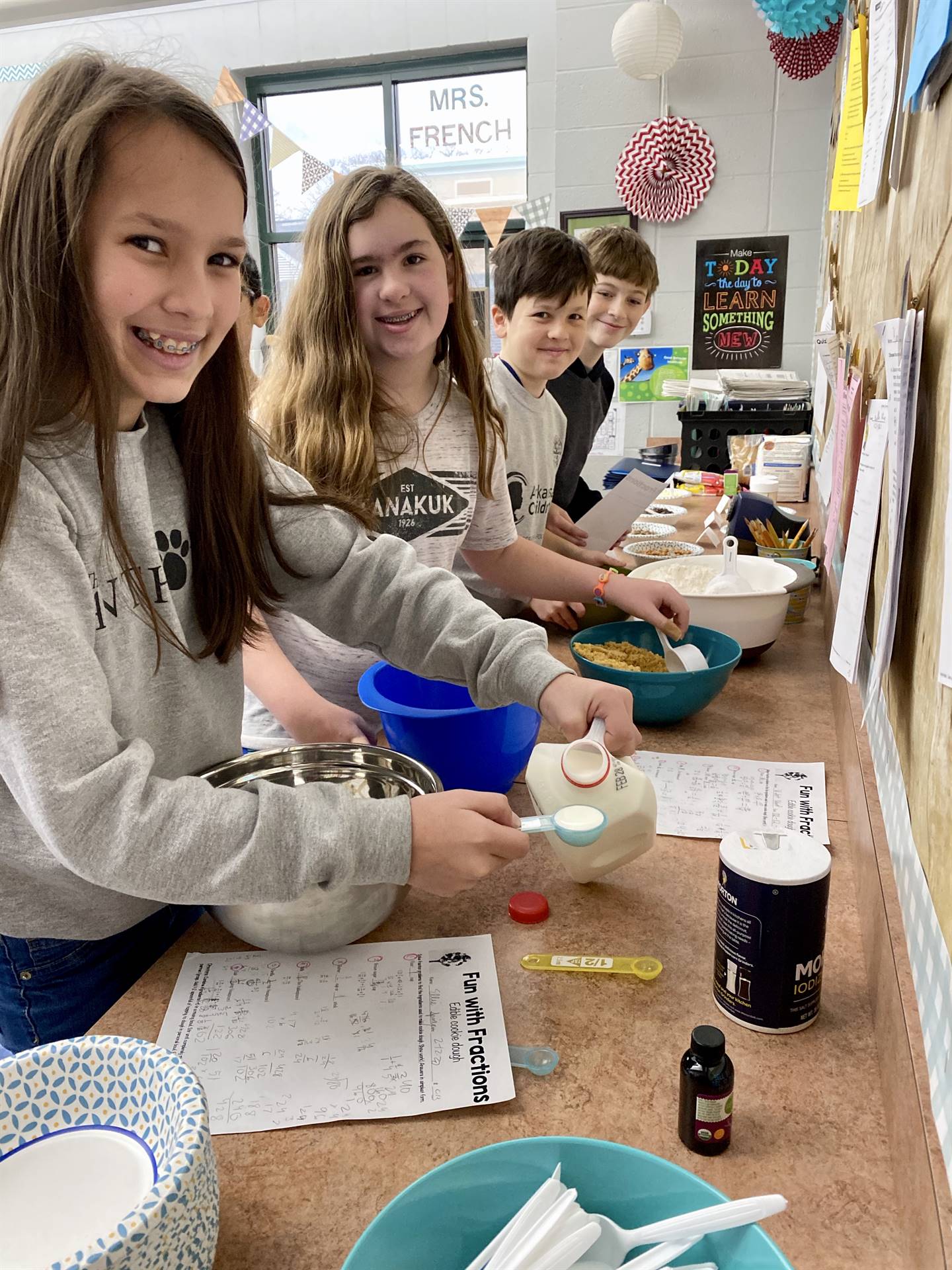 hands-on fraction practice