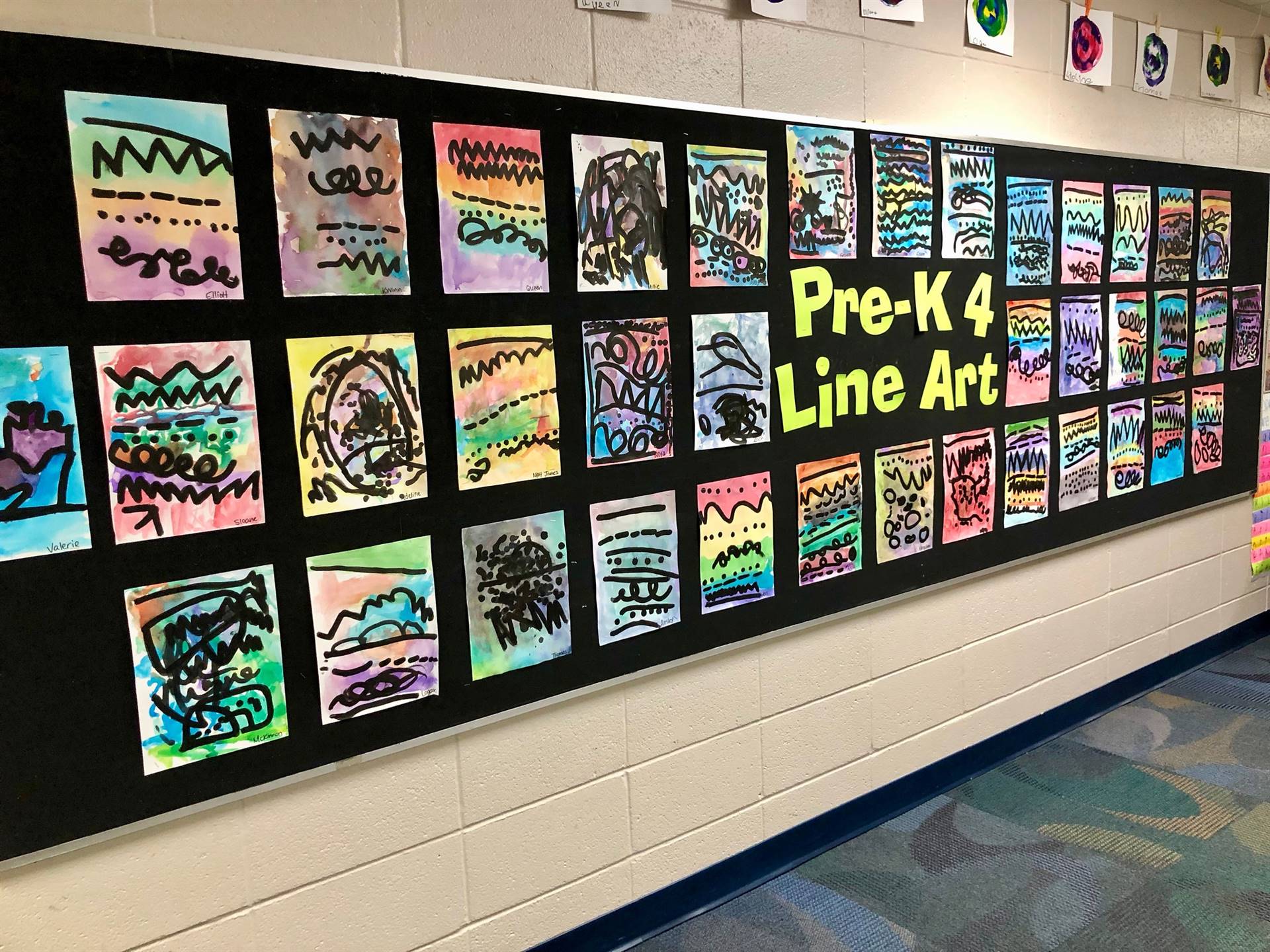PreK4 line art